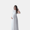 Vigor Maternity Clothes Maternity Gowns For Photoshoot Maternity Dress Photoshoot - White - M