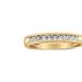 Haus of Brilliance 10K Yellow Gold Over .925 Sterling Silver 1/5 Cttw Diamond Channel-Set Stackable Band Ring - Yellow - 7
