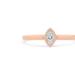 Haus of Brilliance 14K Rose Gold Plated .925 Sterling Silver Miracle Set Diamond Ring - Pink - 8