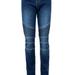 X RAY Boys Husky Slim Fit Biker Stitched Pants - Blue - 8