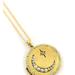 Ariana Ost Embellished Moon North Star Locket - Gold