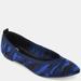 Journee Collection Journee Collection Women's Tru Comfort Foam Wide Width Karise Flat - Blue - 8.5