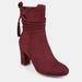 Journee Collection Journee Collection Women's Zuri Bootie - Red - 8