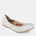 Journee Collection Journee Collection Women's Lindy Flat - White - 10