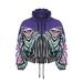 Nocturne Zebra Print Jacket - Purple - M