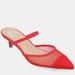 Journee Collection Women's Allana Pump Heel - Red - 7.5