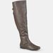 Journee Collection Journee Collection Women's Wide Calf Loft Boot - Brown - 6.5