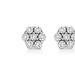 Haus of Brilliance .925 Sterling Silver 1/4 Cttw Lab Grown Brilliant Round Cut Diamond Floral Cluster Stud Earrings - White - 0.50 CTTW