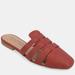 Journee Collection Women's Tru Comfort Foam Jazybell Flats Sandal - Red - 10