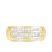 Haus of Brilliance 14K Yellow Gold 1ct. TDW Princess And Baguette-Cut Diamond Ring - Gold - 7.5