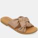 Journee Collection Women's Tru Comfort Foam Kianna Sandal - Brown - 7.5