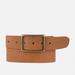 Amsterdam Heritage May | Classic Leather Belt With Rectangular Buckle - Brown
