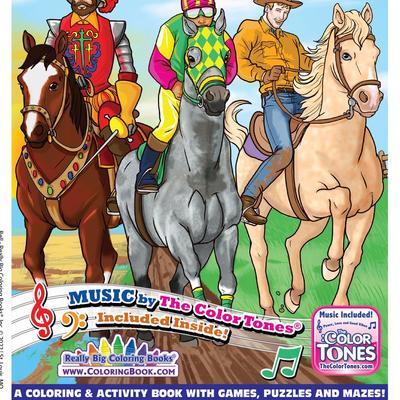 Really Big Coloring Books Horses Coloring Book 8.5...