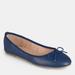 Journee Collection Journee Collection Women's Vika Flat - Blue - 8.5