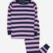 Leveret Striped Cotton Pajamas - Blue - 14Y