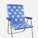 Lawn Chair USA Blue Sands Magnum Chair With Blue Arms - Blue - MAGNUM