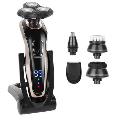 VYSN 5 In 1 Electric Razor Shaver Rechargeable Cordless Head Beard Trimmer Shaver Kit IPX6 Waterproof Dry Wet Grooming Kit
