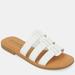 Journee Collection Women's Tru Comfort Foam Serrie Sandal - White - 7.5