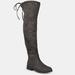 Journee Collection Journee Collection Women's Wide Calf Mount Boot - Grey - 11