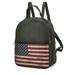 MKF Collection by Mia K Briella Vegan Leather Womenâ€™s Flag Backpack - Green