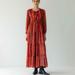 Sruti Dalmia Elsie Dress - Red - L