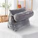 Cheer Collection Wedge Pillow with Detachable Bolster & Backrest - Grey