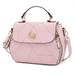 MKF Collection by Mia K Clementine Vegan Leather Womenâ€™s Satchel Bag - Pink