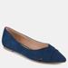 Journee Collection Women's Winslo Flat - Blue - 7