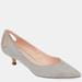 Journee Collection Journee Collection Women's Goldie Kitten Heel - Grey - 8