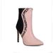 MKF Collection by Mia K Celeste Ankle Women's Boot with Thin Heel - Pink - US 9