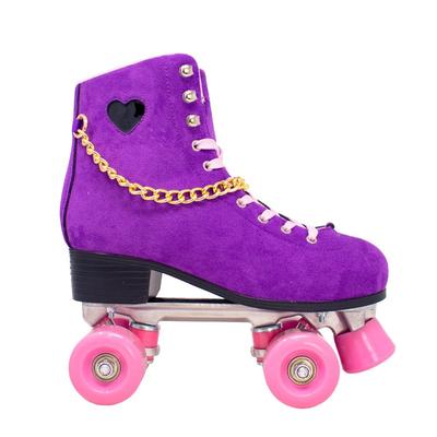 Cosmic Skates Purple Chain Roller Skates - Purple - 11
