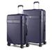 MKF Collection by Mia K Mykonos Luggage Set-Extra Large And Large - 2 pieces - Blue