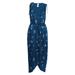 em & shi Athena Wrap Dress - Blue