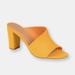 Journee Collection Journee Collection Women's Tru Comfort Foam Allea Slide - Yellow - 5.5