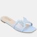 Journee Collection Women's Tru Comfort Foam Jamarie Sandals - Blue - 7.5