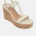 Journee Collection Women's Tru Comfort Foam Matildaa Sandals - White - 11