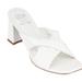 GC SHOES Dara White Heeled Sandals - White - 8