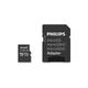 Philips - sdxc Card 512GB + sd Adapter uhs-i U1 Reads up to 80MB/s A1 Fast App Performance V10