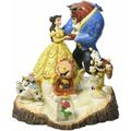 Disney Tradition - 4031487 La Belle & La Bestia Resina, Design di Jim Shore, 19 cm