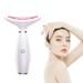 AIDUCHO Skin Rejuvenation Beauty Device for Face and Neck Based neck lift on Triple Action LED Thermal and Vibration Technologies Lifts and Tightens Sagging Skin for a Radiant Appearance (White)