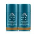 Oars + Alps Aluminum Free Deodorant for Men and Women Dermatologist Tested and Made with Clean Ingredients Travel Size Bergamot Grove 2 Pack 2.6 Oz Each