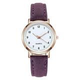 Ashosteey Digital Quartz Watch For Male And Female Students Fashionable And Casual Small And Fresh Frosted Leather Casual Watch Clearance Fall savings Up to 50% off Digital Quartz Watch