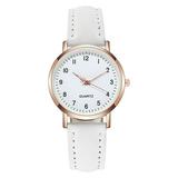 Ashosteey Digital Quartz Watch For Male And Female Students Fashionable And Casual Small And Fresh Frosted Leather Casual Watch Clearance Fall savings Up to 50% off Digital Quartz Watch