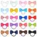 Toddler Hair Ties 20pcs 2.2 Baby Girls Hair Bows Tie Baby Bows Elastics Rubber Ribbon Hair Bands Accessories for Baby Girls Kids Children