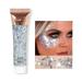 Besaacan Makeup Face Glitters Body Gel Sequins Liquid Eyeshadow Chunky Glitter for Face Hair Nails Cosmetic Powder Festival Glitter Makeup Eye Shadow Green