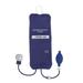 1000ml Pressure Infusion Bag TPU Reuseable with Gold Pressure Gage Blue Medical Pressure Bag for Outdoor Emergence ICU