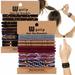 20 Pcs Boho Hair Ties for Women 5 Styles Cute Hair Tie Bracelet for Thin and Thick Hair/Pony Tails 10 Colors Hair Accessories for Women No Damage Hair Elastics