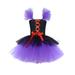 Rovga Toddler Kids Girls Role Play Fancy Party Mesh Tulle Dress Set Outfits 6-8 Years