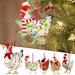 Brenberke Christmas Decorations Scarf Chicken Holiday Decoration Christmas Chicken Ornament Christmas Outdoor Decorations Wood Christmas Ornaments Before Christmas Hanging Ornaments Sign Gi