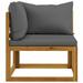 Irfora parcel 27.5 X WoodSofa Dark Cushion Wood (w X D 23.6 Inches (w Balcony Inches (w X Sofa With Dark Sofa Lawn 27.5 D X H)